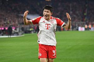 1进球7解围，金玟哉当选拜仁3-1科隆一役球迷票选全场最佳