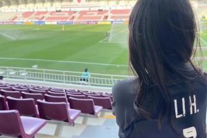 李昊晒女友:从上一届到这一届,我的福星来看的比赛没输过❤️