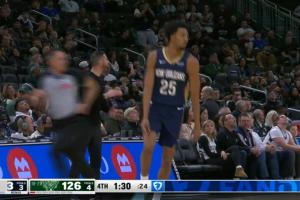 炸了!墨菲超远三分再中!单场第12记三分!NBA历史第8人!