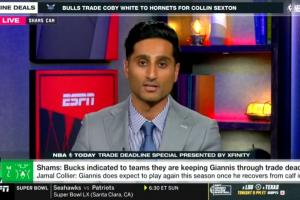 Shams：雄鹿曾就字母交易索要无法拒绝的方案 疑似指4-6个首轮签