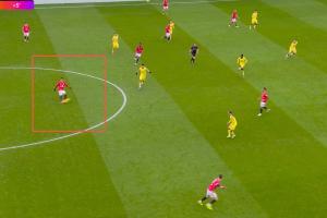 精彩！卡塞米罗再现no look pass塞给阿玛德，维卡里奥出击救险