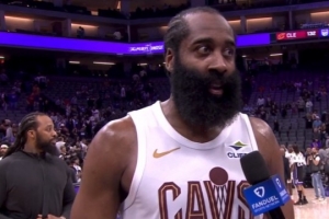 哈登：这支骑士非常团结 所有人目标一致 我很高兴能来到这里