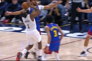冲起来！哈登倚住防守强攻打成2+1 还造卡梅隆·约翰逊第4犯